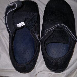 Stylish Black Kids Sneakers with Velcro Straps